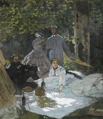 Monet, Claude - Frühstück im Grünen (Le déjeuner sur l'herbe)