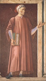 Andrea del Castagno - Porträt von Dante Alighieri (1265-1321)