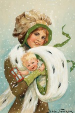 Nyström, Jenny - Neujahrskarte