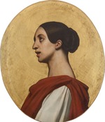 Scheffer, Ary - Porträt von Sängerin und Komponistin Pauline Viardot (1821-1910) als Heilige Cäcilia