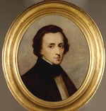 Scheffer, Ary - Porträt von Frédéric Chopin (1810-1849)