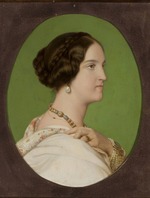 Delaroche, Paul Hippolyte - Porträt von Gräfin Delfina Potocka, geb. Komar (1807-1877)