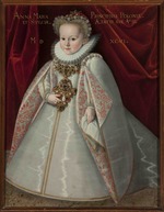 Kober, Martin - Porträt von Anna Maria Wasa (1593-1600), Tochter des Königs Sigismund III. Wasa