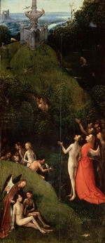 Bosch, Hieronymus - Das irdische Paradies. Aus: Visionen aus dem Jenseits