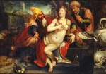 Goltzius, Hendrick - Susanna und die beiden Alten
