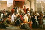 Hayez, Francesco - Papst Urban II. ruft zum Ersten Kreuzzug auf dem Konzil von Clermont auf