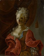 Unbekannter Künstler - Porträt einer Dame als Vanitas