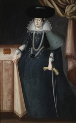 Unbekannter Künstler - Porträt von Anna Lubomirska (1567-1639), geb. Branicka