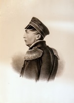 Unbekannter Künstler - Porträt des Admirals Pawel Stepanowitsch Nachimow (1802-1855)