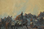 Roubaud, Franz - Admiral Nachimow auf der Bastion Sewastopols