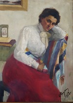 Sorin, Saweli Abramowitsch - Porträt von Jekaterina Pawlowna Peschkowa (1876-1965)