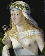 Veneto, Bartolomeo - Idealbildnis einer Kurtisane als Flora