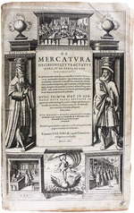 Unbekannter Künstler - Titelseite: De Marcatura von Benvenuto Stracca