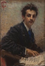 Cremona, Tranquillo - Porträt von Komponist Benedetto Junck (1852-1903)