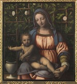 Luini, Bernardino - Madonna im Rosengarten (Madonna del Roseto)