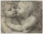 Luini, Bernardino - Zwei sich umarmende Kinder (Christus und Johannes der Täufer)