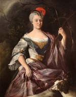 Guidobono, Domenico - Porträt einer Dame als Diana