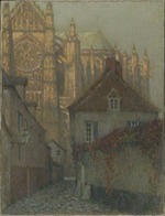 Le Sidaner, Henri - Die Kathedrale von Beauvais bei Sonnenuntergang
