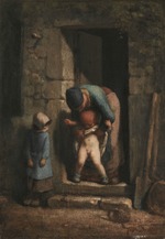 Millet, Jean-François - Die mütterliche Fürsorge