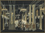 Lecomte, Hippolyte - Abschied von Charles Ferdinand, Herzog von Berry in der Aufbahrungskapelle von Louvre im Februar 1820