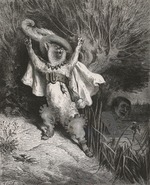 Doré, Gustave - Illustration für Le Maître chat ou le chat botté von Charles Perrault