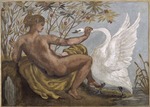 Delacroix, Eugène - Leda und der Schwan