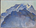 Hodler, Ferdinand - Das Jungfraumassiv von Mürren aus