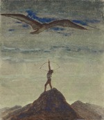 Ciurlionis, Mikalojus Konstantinas - Das Zeichen des Schützen (aus dem Zyklus Zodiak)
