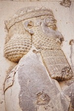 Assyrische Kunst - Basrelief von Dareios I. von Persien