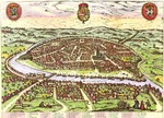 Hogenberg, Frans - Hispalis (Sevilla) Aus Civitates Orbis Terrarum