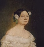 Unbekannter Künstler - Porträt von Caroline Unger (1803-1877)
