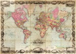 Unbekannter Meister - Weltkarte in der Mercator-Projektion