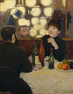 Zandomeneghi, Federico - Im Café de la Nouvelle Athènes