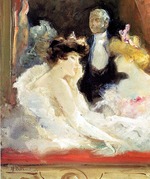 Mariani, Pompeo - In der Loge im Teatro alla Scala