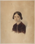 Sokolow, Alexander Petrowitsch - Porträt von Sofia Alexandrowna Briullowa (1848-1901)