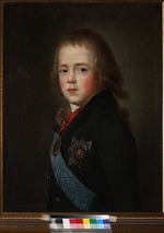 Unbekannter Künstler - Porträt des Großfürsten Konstantin Pawlowitsch von Russland (1779-1831) als Kind