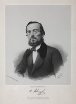 Borel, Pjotr Fjodorowitsch - Porträt von Historiker Nikolai Kostomarow (1817-1885)