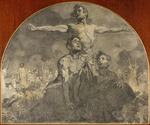 Mucha, Alfons Marie - Durch Kraft zur Freiheit - durch die Liebe zur Einigkeit. Studie für das Wandbild im Prager Gemeindehaus (Obecni dum)