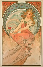 Mucha, Alfons Marie - Malerei (Aus der Serie Die Kunst)