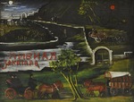 Pirosmani, Niko - Schild Sakatals Bierstube