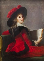 Vigée Le Brun, Louise Élisabeth - Porträt von Baronin Crussol, Frau des Henri-Charles-Emmanuel de Crussol-Florensac, geb. Anne Marie Joséphine Gabrielle Bernard d