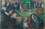 Munch, Edvard - Am Roulettetisch in Monte Carlo