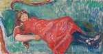 Munch, Edvard - Auf dem Sofa