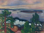 Munch, Edvard - Rauch eines vorbeifahrenden Zuges