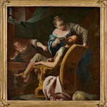 Brentana, Simone - Dionysios, Tyrann von Syrakus lässt sich von seinen Töchtern den Bart abnehmen