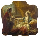Van Loo, Carle (Charles Andre) - Sultanin beim Kaffeegenuss