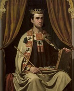 Domínguez Bécquer, Joaquín - Porträt von Alfons X. (1221-1284), König von Kastilien und León