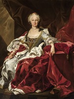 Unbekannter Künstler - Porträt von Elisabeth Farnese (1692-1766), Königin von Spanien
