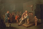 Unbekannter Künstler - Unterricht in einer Knabenvolksschule