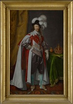 Unbekannter Künstler - Porträt von König Karl I. von England (1600-1649), in der Ordenstracht des Hosenbandordens